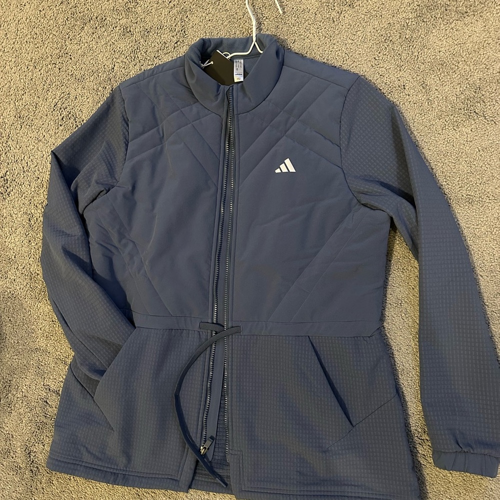 NWT Slate blue Adidas women’s golf jacket